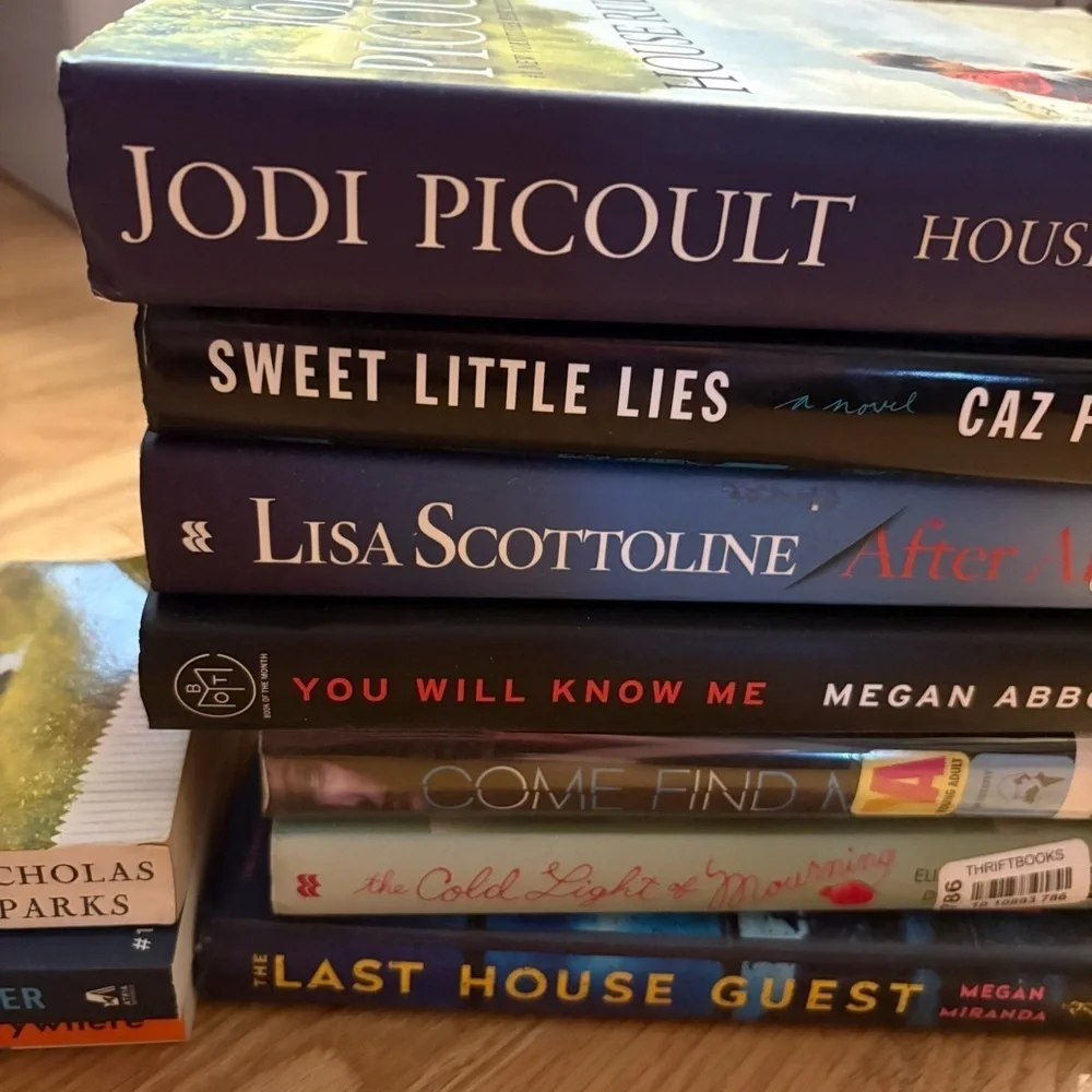 Fiction Book Collection Bundle Nicholas Sparks Jodi Picoult Caz